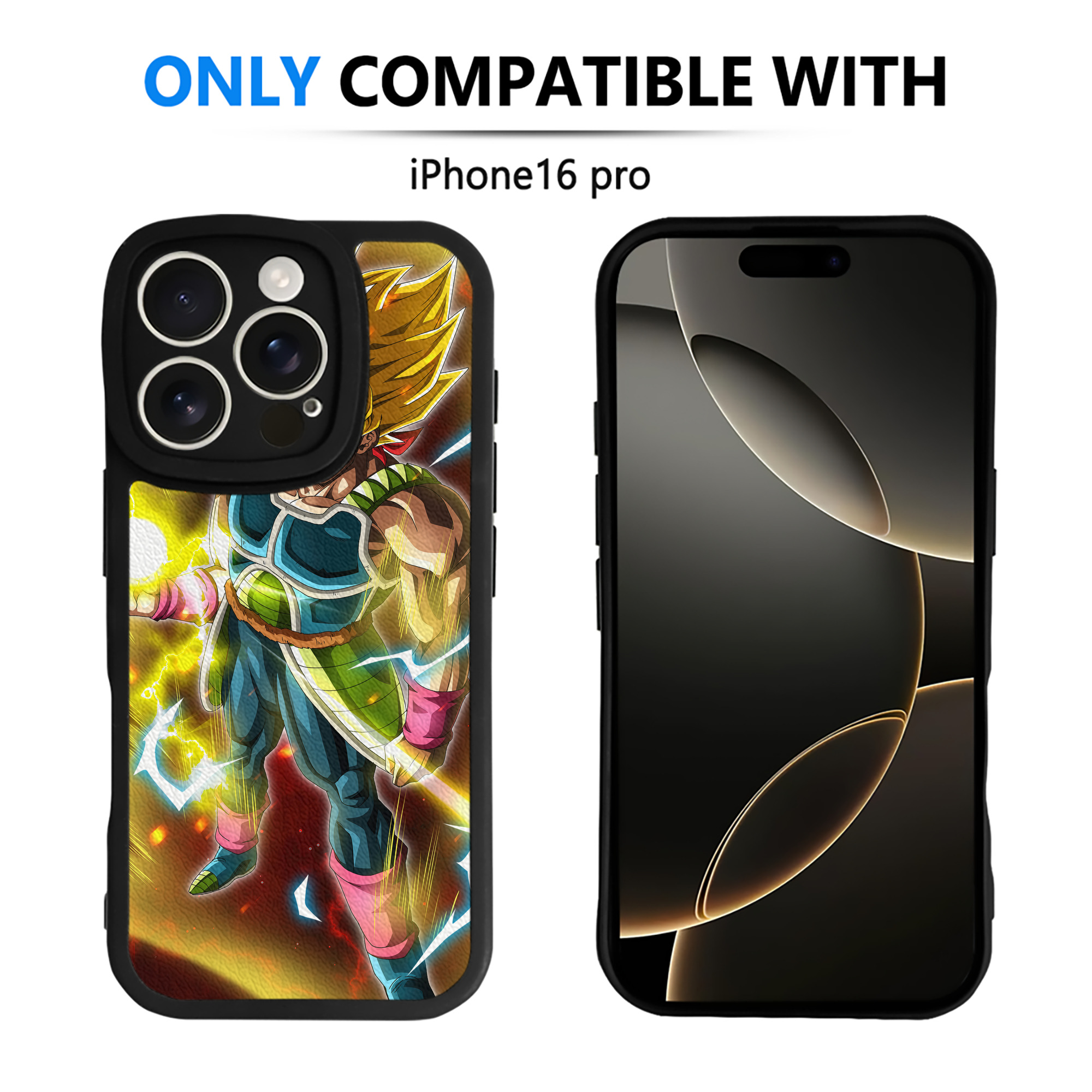 （画像用） ドラゴンボール DRAGON BALL 【iPhone 16シリーズ対応】シリコンスマホケース（レザー調） 材質：シリコン